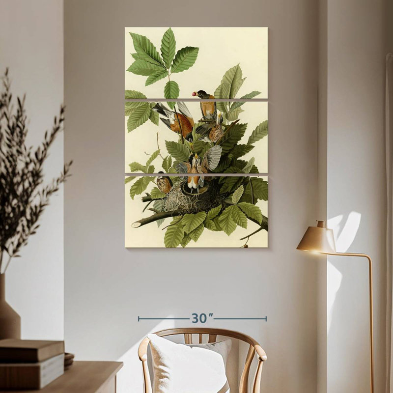 American Robin, 65" H x 42" W