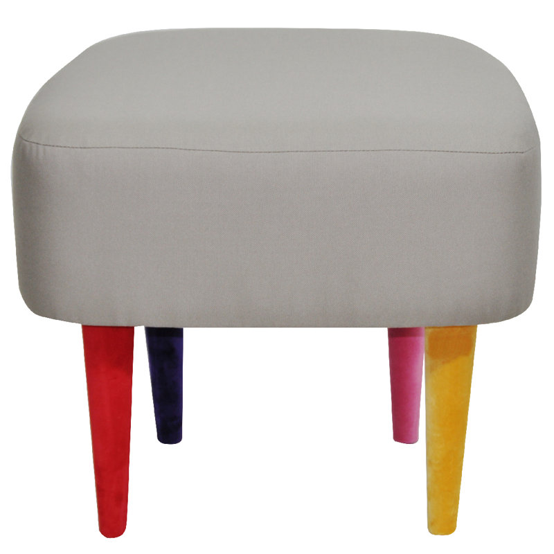 Solid + Manufactured Wood Accent Stool