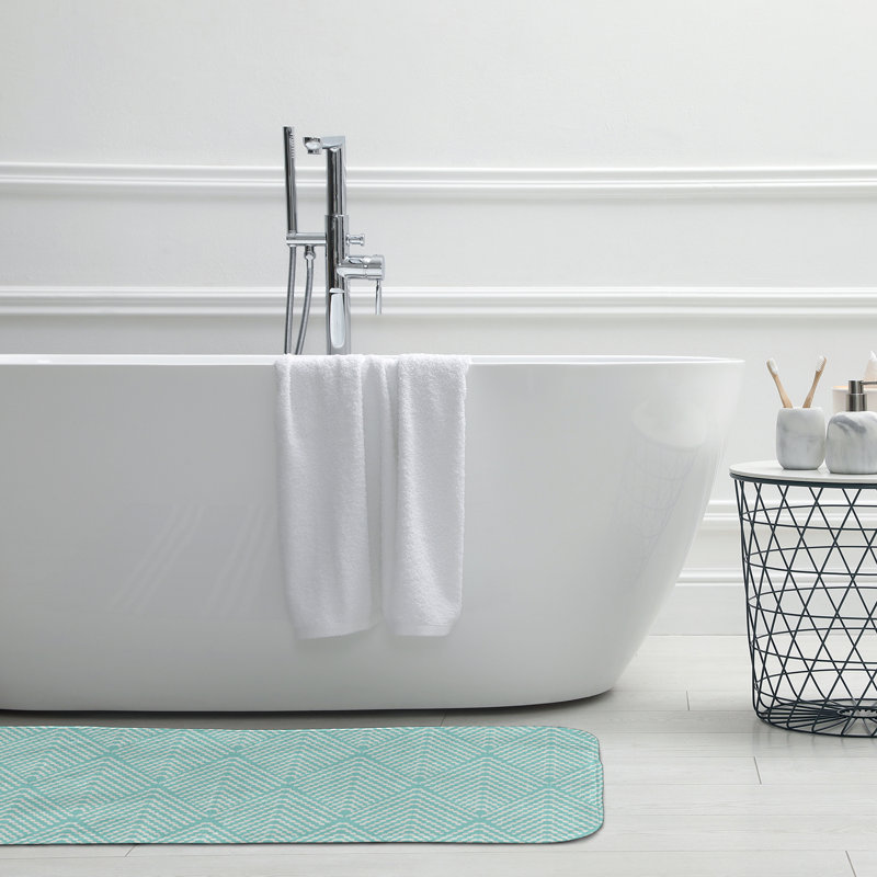 Tapis de bain GGG, Bleu, L 21 po x L 34 po
