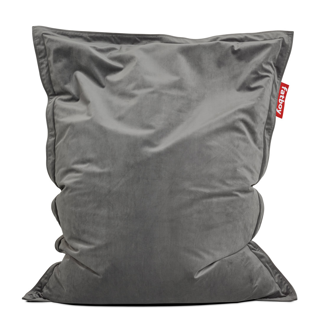 Original Slim Recycled Velvet Bean Bag Chair Fatboy