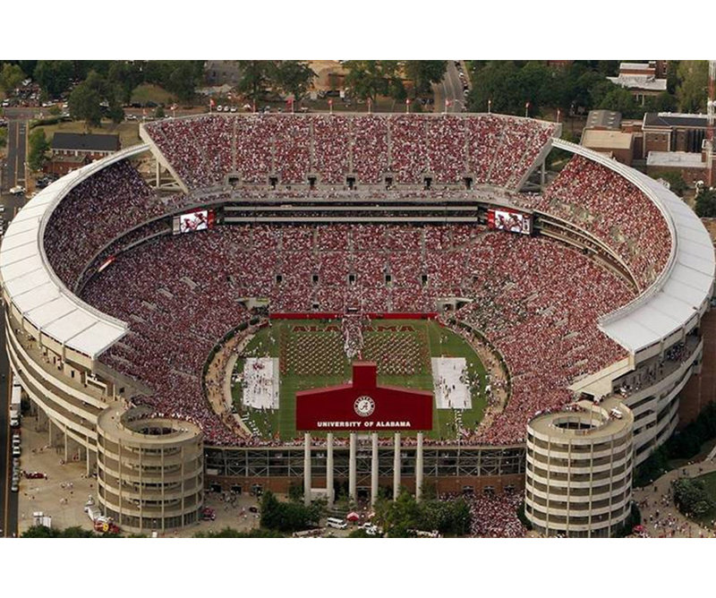 Université de l'Alabama, H 12 po x l 18 po