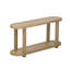 Table d'entrée moderne en placage de frêne minimaliste avec conception de bureau simplifiée, adaptée aux salles d'étude, aux entrées, aux couloirs, aux salons et aux foyers