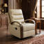 Azilda 29" Genuine Leather Push-Back Swivel Recliner-1703312185