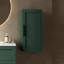 Armoire murale de meuble-lavabo flottant mural avec porte et tablette, solution de rangement compacte et élégante-1263132422