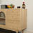 Double Door Three Drawer Accent Cabinet