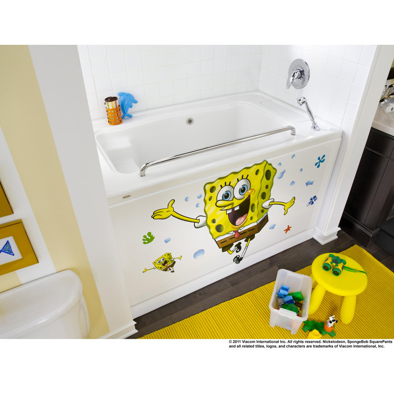 Entertainment Non-Wall Damaging Bathtub Sticker