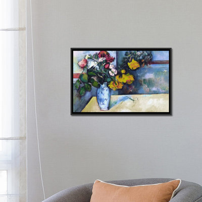 " Still Life: Flowers in a Vase " by Paul Cezanne Oil