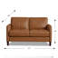 Causeuse moderne en cuir Yorkdale-341121401