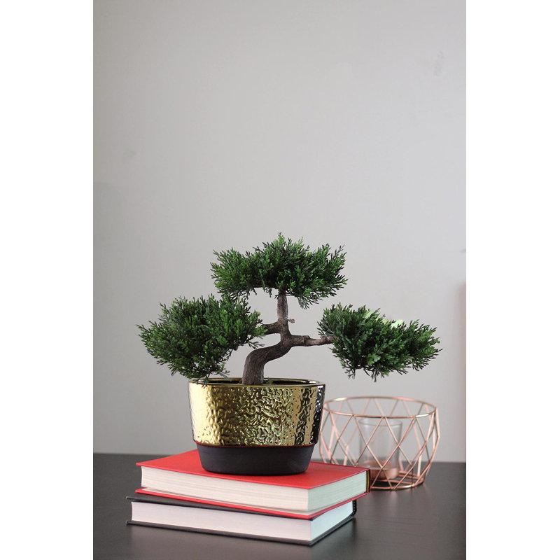 Bonsaï artificiel japonais en pot 10 po