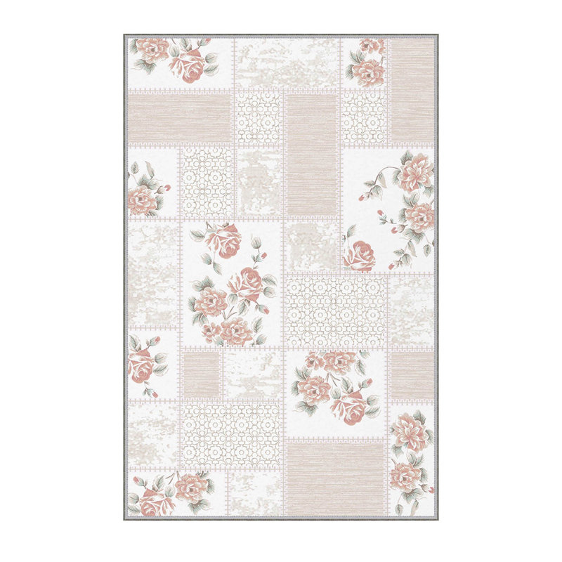 Premium Hall Carpet (2.6 x 9.8 ft), 1% Polyester, .3 in Pile Height | Antibacterial, Non-Slip Underside, 3D Digital Print | Machine Washable, Durable, Ideal for Home & Office, Easy Maintenance