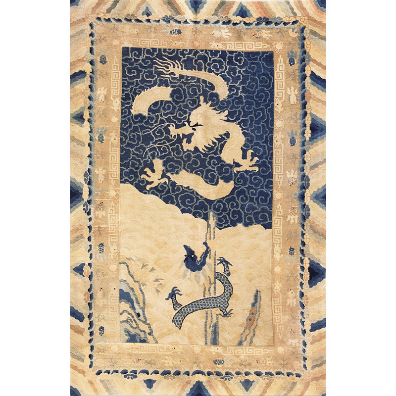 Tapis de couloir antique des années 1890