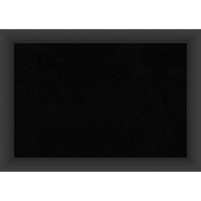 Sloped Black Framed Corkboard, Black Cork Bulletin Board, Organization Board, Pin Board