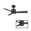 Ventilateur de plafond intelligent d'intérieur / extérieur à 3 pales Axis avec télécommande et ensemble d'éclairage à DEL inclus-118433076-50617992-50617995