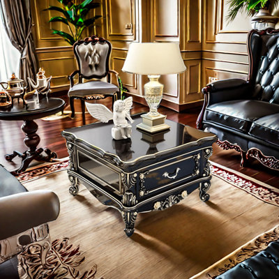 Table basse en bois massif