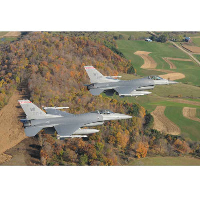 Adhésif décoratif double F-16 'Fighting Falcons