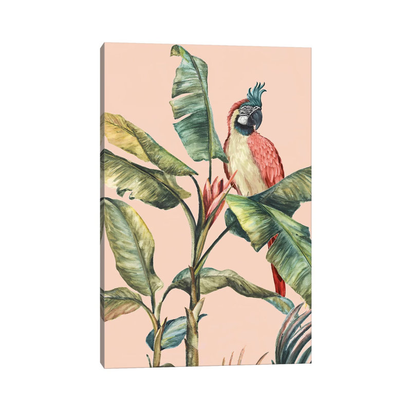 Tropicano II by Eva Watts - Painting on Canvas, 30.48 cm H x 45.72 cm W, Wrapped Canvas
