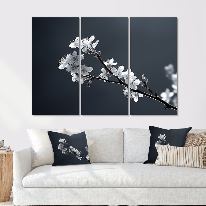 Whispers of Lilac - Lilacs, ensemble d'art mural sur toile, H 28 po x l 36 po x P 1 po