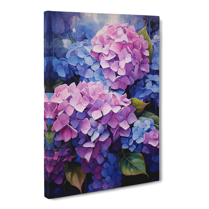Hydrangea Informel No.2 - Wrapped Canvas, 60cm H x 40cm W x 3cm D