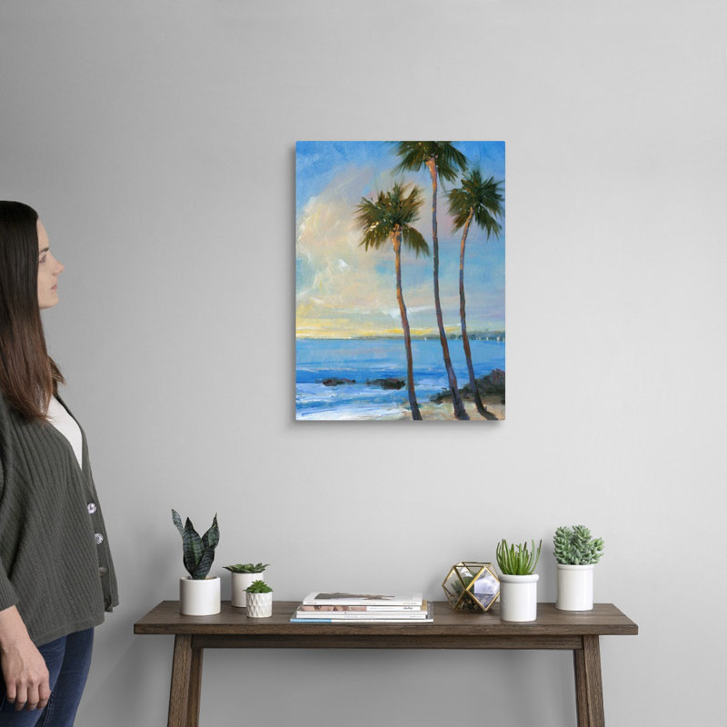 Art mural sur toile Tropical Breeze II, Toile tendue, H 24 po x l 18 po x P 1,25 po