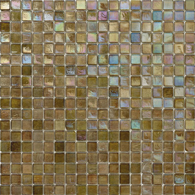 Date 5/8" x 5/8" Glimmer Glass Mosaic