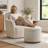 19.9"Round Upholstered Ottoman with Storage-612255465