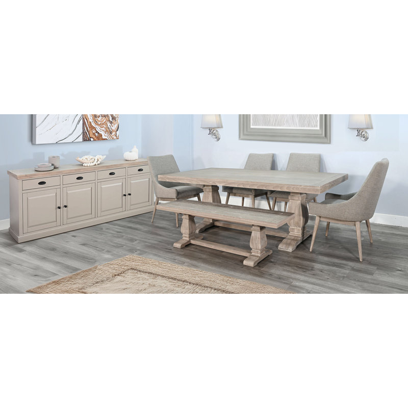  Gianna 84" Rectangular Dining Set