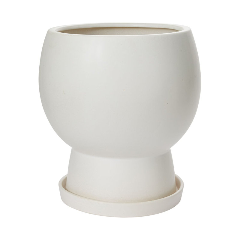Goodlow Handmade Ceramic Pot Planter, 15" H x 14" W x 12" D