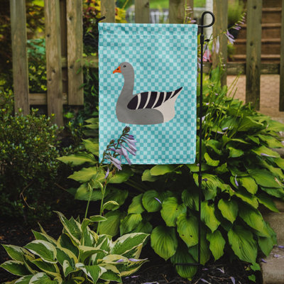 Pilgrim d’oie 2 côtés en polyester 15 x 11 po drapeau de jardin