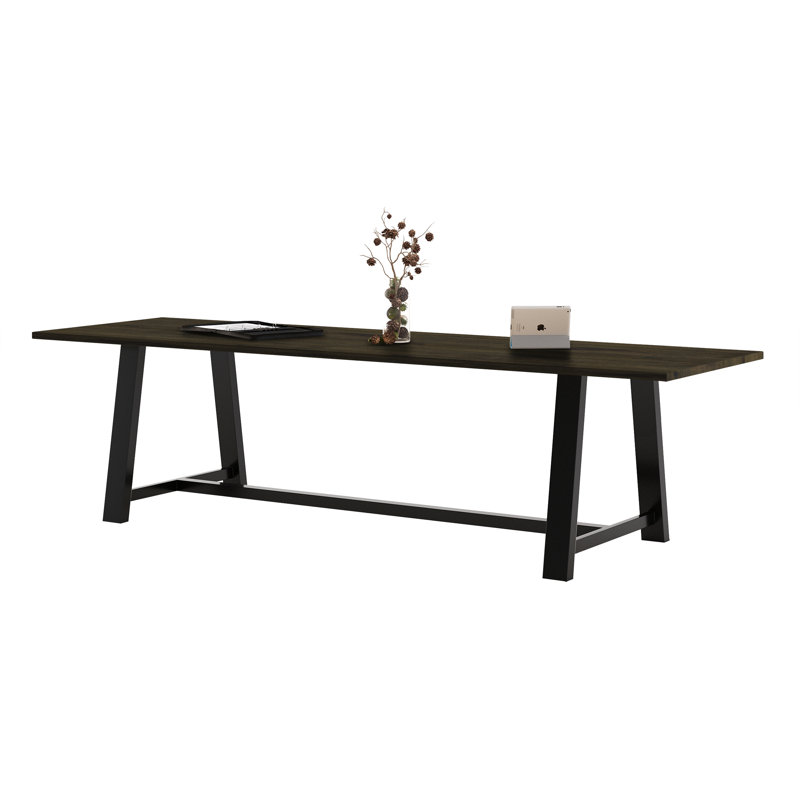 Midtown Solid Wood Breakroom Table, 30" H x 120" L x 42" W, Espresso