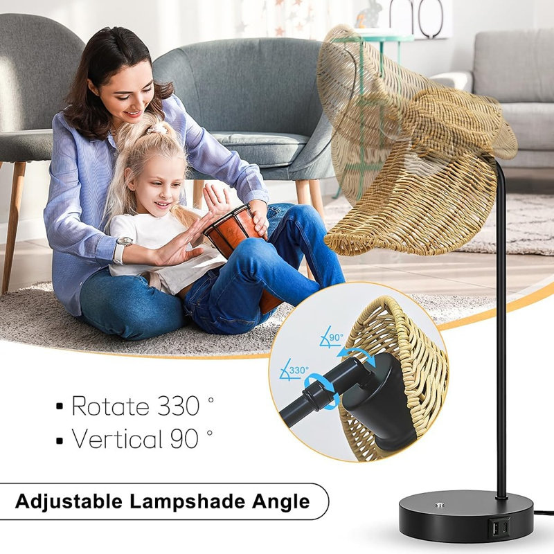 Lampe de table pour la chambre à coucher, lumière tactile à intensité variable, ...