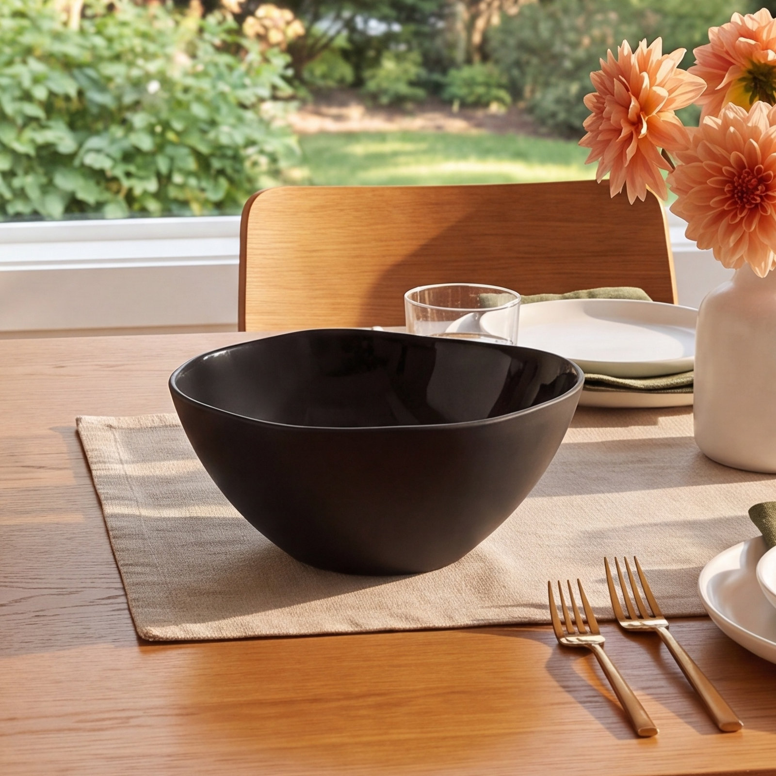Sandia Cereal Bowl, Obsidian