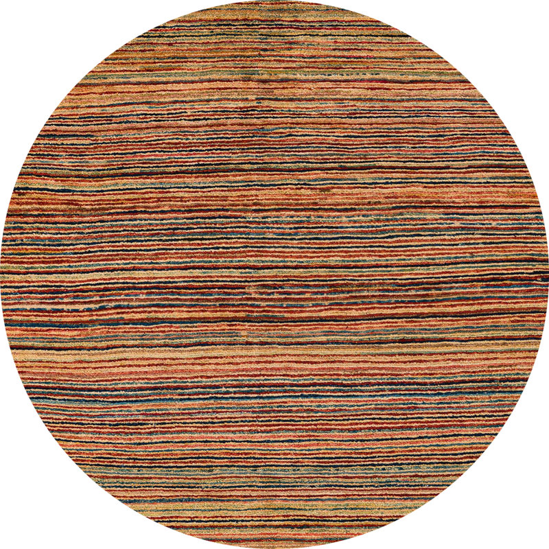 Abstract Indoor Rug, Round 4'