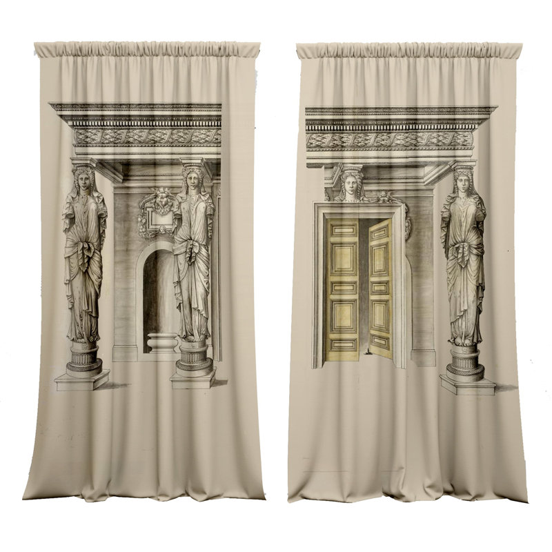Velvet Blackout Curtain Panel Pair, 148 W x 250 D cm