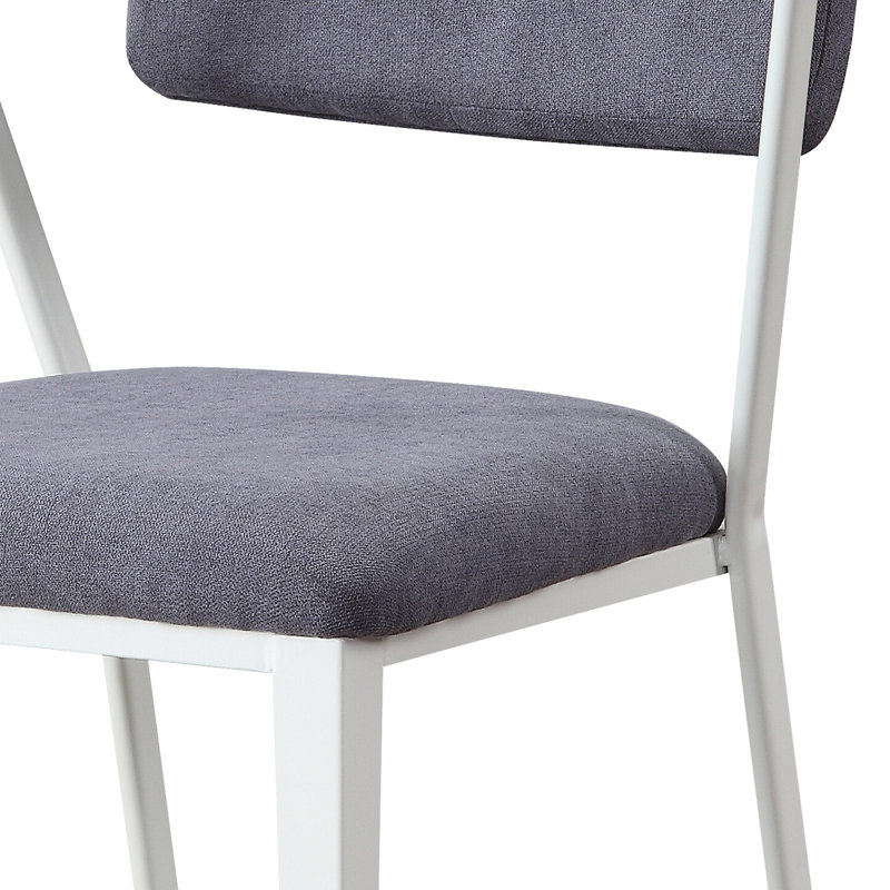 Chaise de bureau rembourrée à dossier ouvert