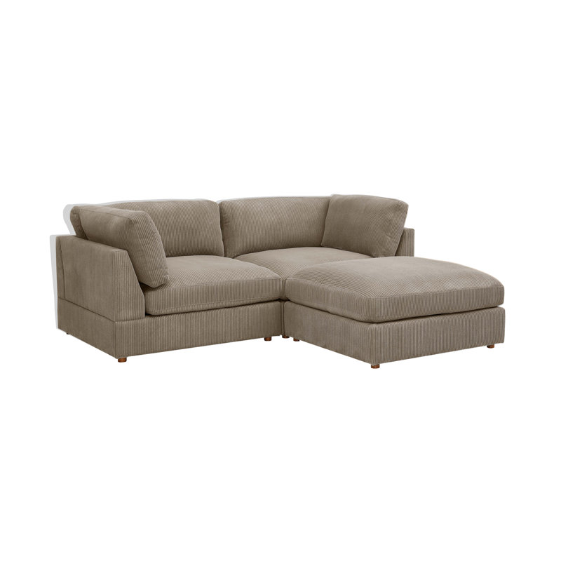 Arkney Modular Corduroy Sectional, Camel