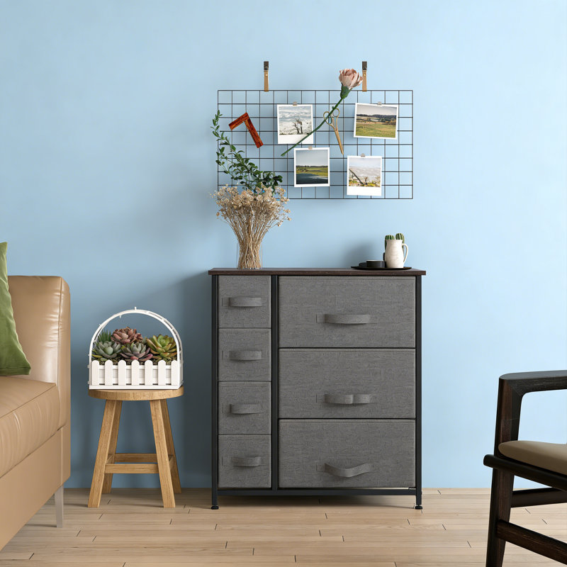 63.5 cm W Chest of 7 Drawers
