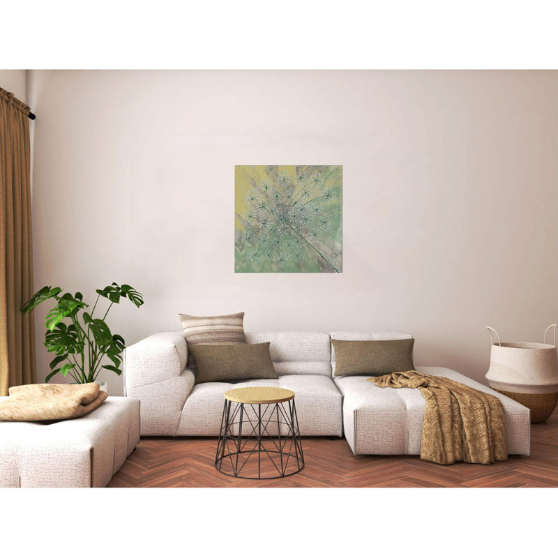 Nature Inspired "Pastel Breeze" Canvas Wall Art By , 30" H x 30" W, Wrapped Canvas, Does Not Apply