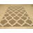 Iris Moroccan Brown Flatweave Wool Ivory Contemporary Trellis Handmade Area Rug-17250070