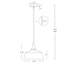 Luminaire suspendu simple l 11,8 po Aeronwen