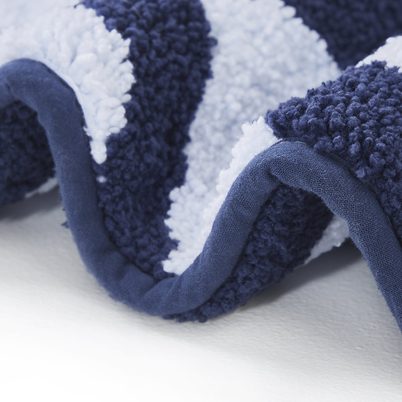 Bath Rug, Navy, Rectangle 43cm x 61cm