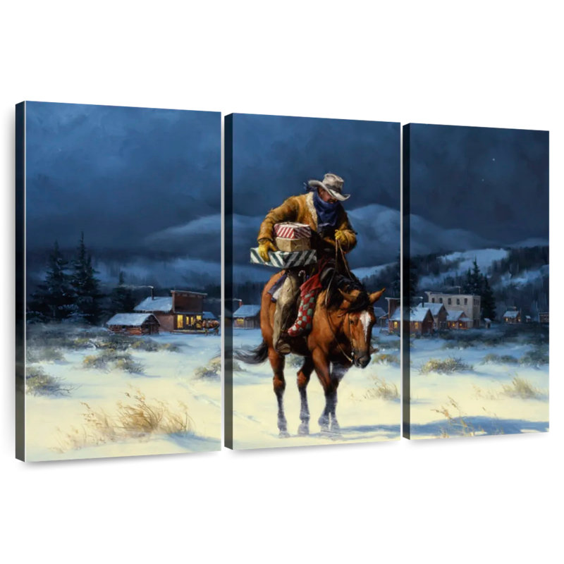 Lelar Bringing Christmas Home, 32" H x 50" W