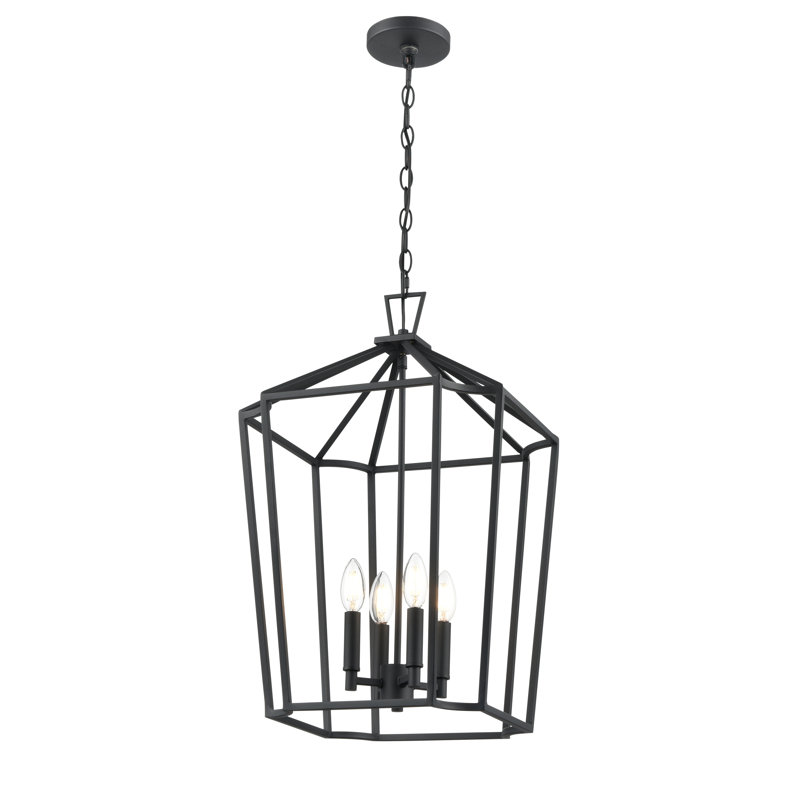 Luminaire suspendu Hylena , H 24,25 po x l 15 po x P 15 po, 4