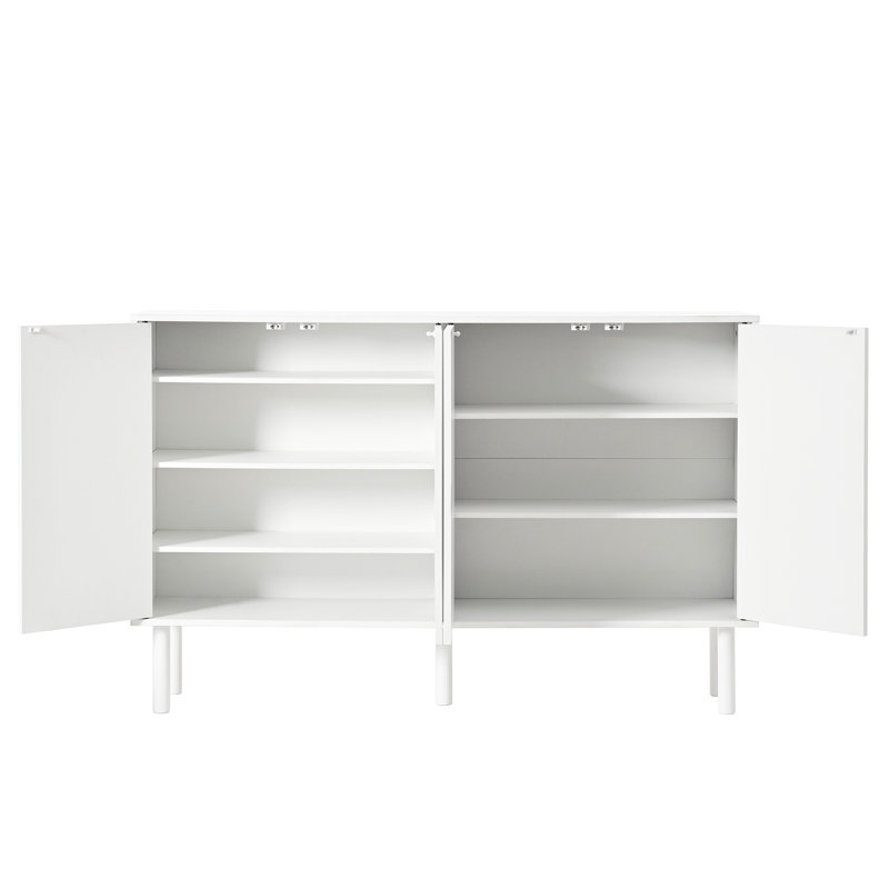 Armoire de rangement Annamaria Minimalist, Blanc