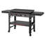 Royal Gourmet 34-Inch 4-Burner Propane Gas Griddle with Collapsible Side Shelves and Storage Basket