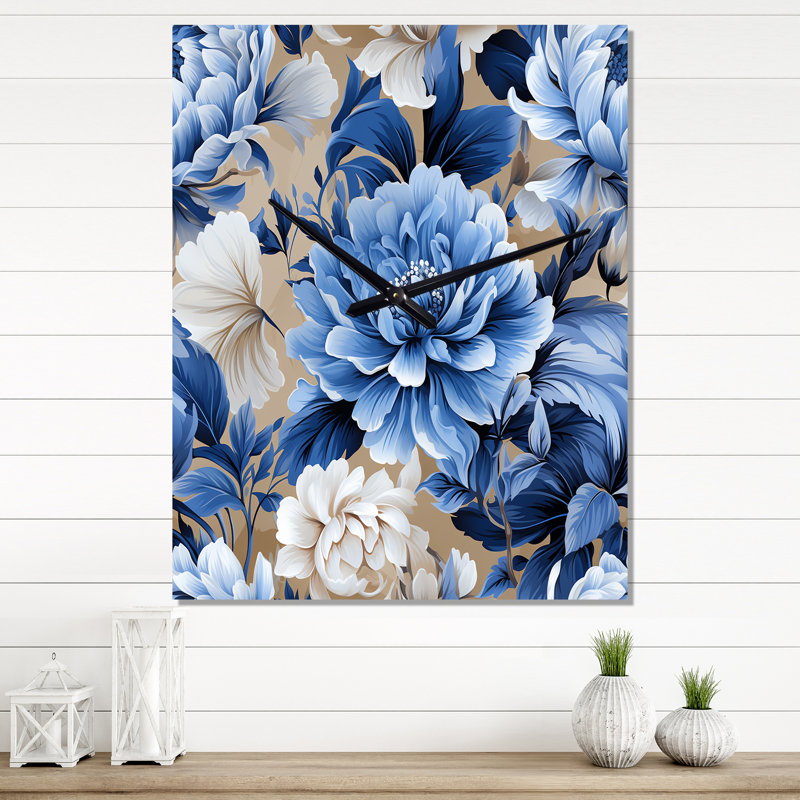 Jashanpreet - Horloges murales florales, Moyen