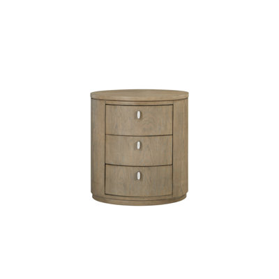 Oval Nightstand - Toffee