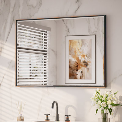 Areiona Beveled Bathroom Accent Vanity Mirror