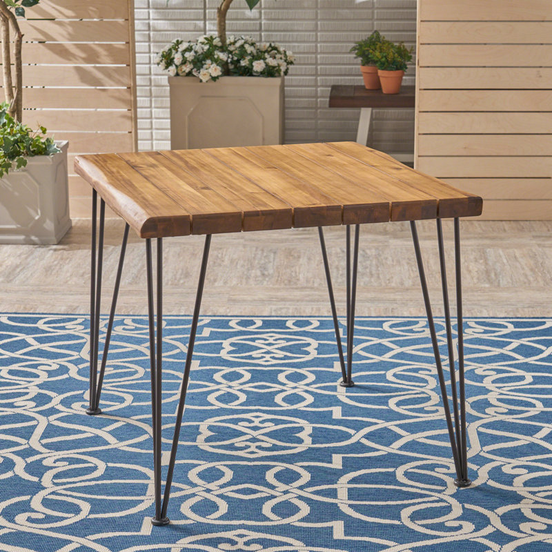 Table de bar d'extérieur en bois