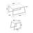 Linn Coffee Table Modern Rectangular Nesting Coffee Table Set with Metal Frame-1660404733