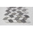 Silvleaf 12.21 in. x 13.39 in. Geometric Matte Aluminum Mosaic Tile-60816845